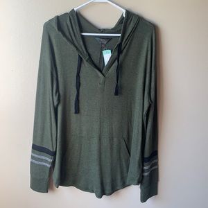 Kallon brushed knit hoodie